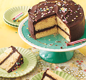 Thumbnail for A Really Wonderful layered Yellow Cake With Fudge Frosting