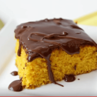 A Wonderful Brazilian Carrot Cake With Chocolate Icing