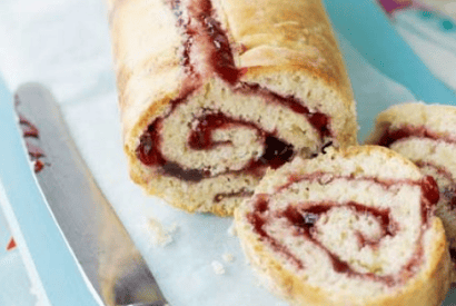 Thumbnail for Delicious Jam Roly-Poly With Custard