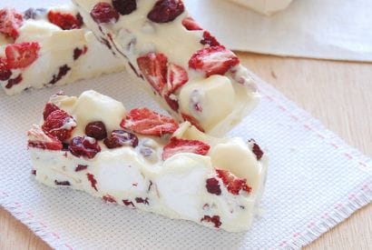 Thumbnail for A Wonderful Recipe For White Chocolate Cranberry & Strawberry Rocky Road