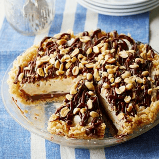 A Great Recipe For This Peanut Butter-Fudge Pie