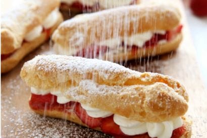 Thumbnail for How To Make Strawberry Cheesecake Eclairs