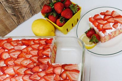 Thumbnail for A Really Delightful Easy To Make Strawberry Lemonade Poke Cake