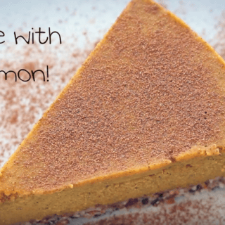 A Pumpkin Pie Cheesecake That Is Gluten Free And Dairy Free