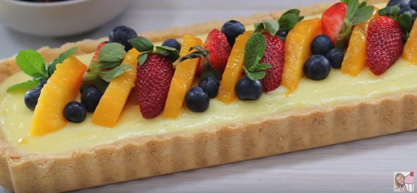 A Really Easy To Make Fruit Tart In 15 minutes
