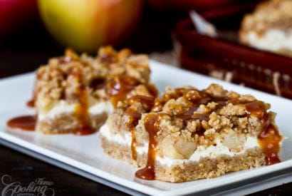 Thumbnail for A Really Yummy Caramel Apple Cheesecake Bars Recipe