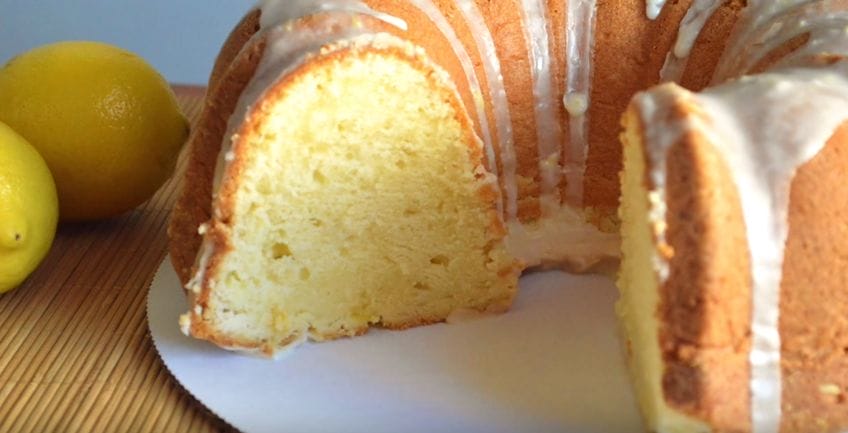 Lemon Cream Cheese Pound Cake