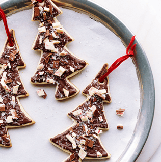 Peppermint Bark Tree Cookie Recipe