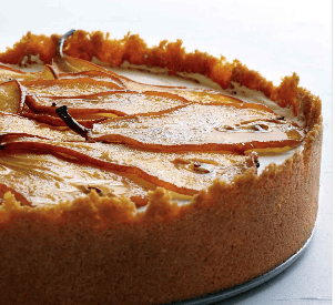 Thumbnail for Maple Cheesecake Recipe with Roasted Pears
