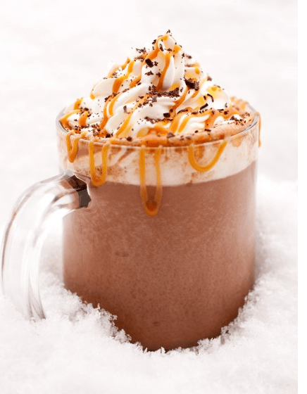 Caramel Hot Chocolate To Make .. How Yummy