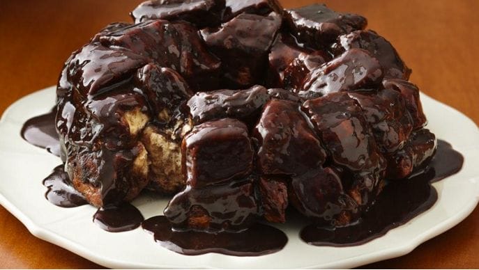 Hot Fudge Chocolate Marshmallow Monkey Bread