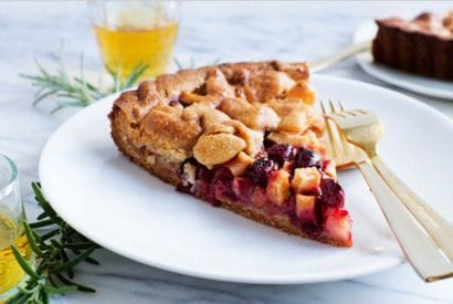 Thumbnail for A Really Easy To Make Cranberry-Apple Sugar Cookie Tart