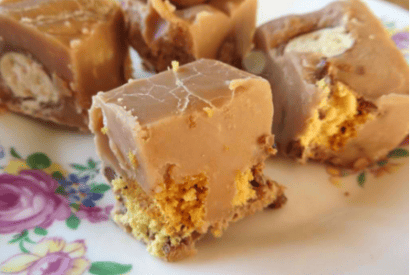 Thumbnail for Really Fantastic Crunchie & Malteaser Milk Chocolate Fudge Recipe