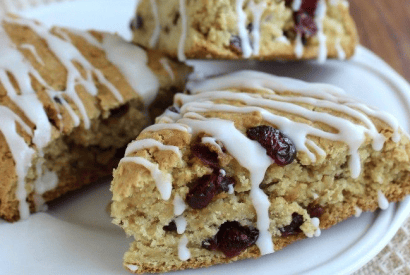 Thumbnail for Gluten-Free Cranberry Orange Scones