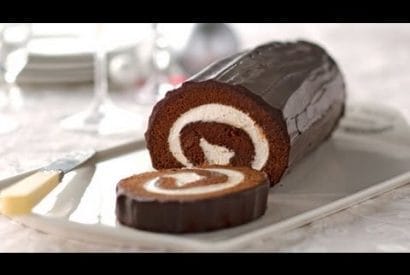 Thumbnail for A Really Delightful Looking Chocolate Cake Roll Recipe