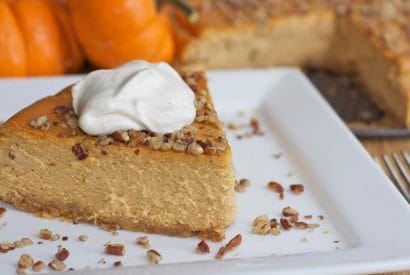 Thumbnail for A Very Delicious Pumpkin Pie Cheesecake