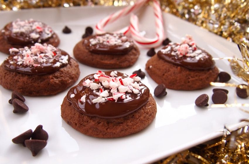 A Wonderful Soft Chocolate Peppermint Cookie Recipe For The Holidays