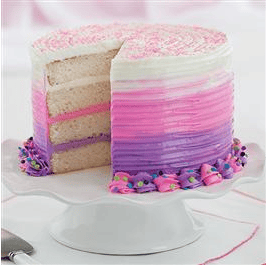 Thumbnail for A Pretty Pink & Purple Ombre Cake …Great for A Party