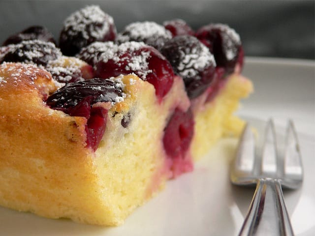 A Beautiful French Dessert ... Cherry Clafoutis