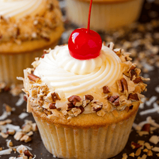 Italian Cream Cupcakes