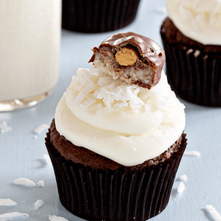 Almond Cupcakes With Coconut Frosting