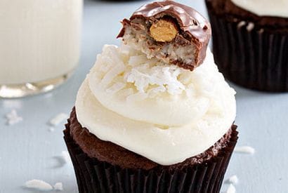 Thumbnail for Almond Cupcakes With Coconut Frosting