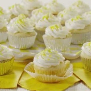 Delicate And Delightful Lemon Cupcakes