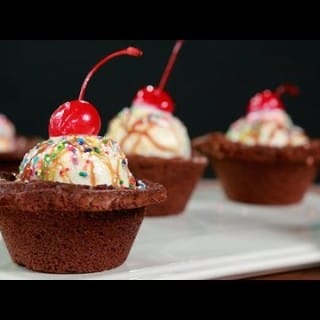 Fantastic Brownie Ice Cream Edible Bowl That You Can Eat Once You Have Finished Your Ice Cream Sundae