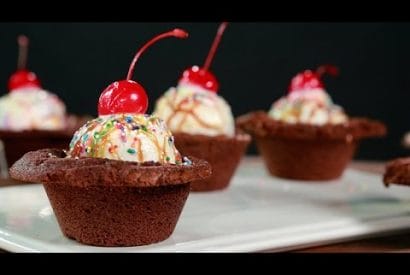 Thumbnail for Fantastic Brownie Ice Cream Edible Bowl That You Can Eat Once You Have Finished Your Ice Cream Sundae