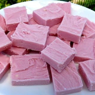 Strawberry Fudge ... Easy To Make As There Is Just 2 Ingredients Needed