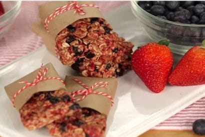 Thumbnail for Triple-Berry Granola Bars .. A Wonderful Snack