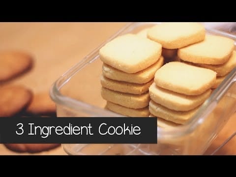 How To Make 3 Ingredient Cookies in 3 Minutes