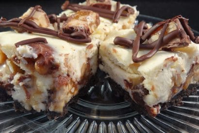Thumbnail for Snickers Cheesecake Bars