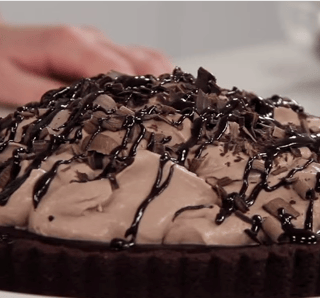 A Wonderful Triple Choc Mud pie