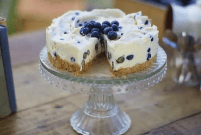 Thumbnail for Yummy Blueberry and White Chocolate Cheesecake!