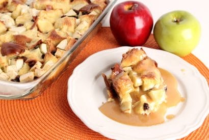 Thumbnail for Wonderful Apple Bread Pudding With Vanilla Butter Sauce