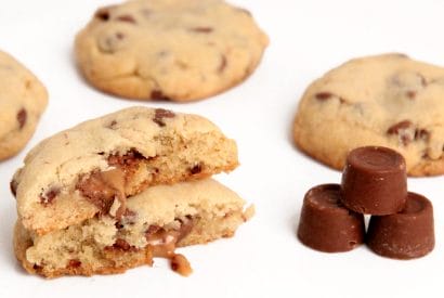 Thumbnail for Rolo Stuffed Chocolate Chip Cookie Recipe