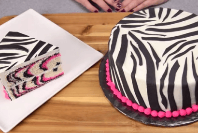Thumbnail for A Pretty Pink Zebra Cake To Make