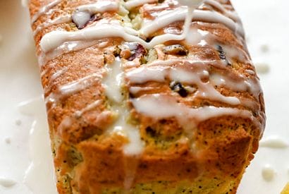 Thumbnail for Lemon Poppyseed Bread With Cranberries