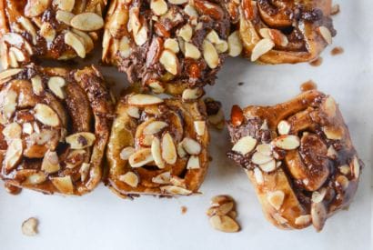 Thumbnail for How To Make These Nutella Sticky Buns With Toasted Almonds And Nutella Caramel.