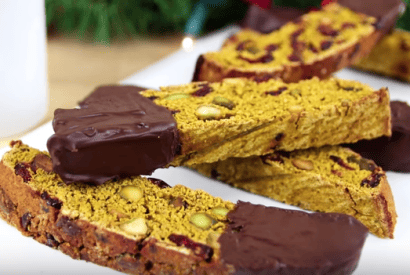 Thumbnail for Gluten Free Pistachio Cranberry Biscotti Recipe