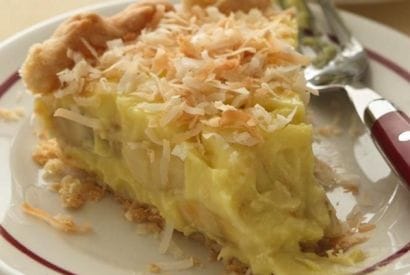 Thumbnail for A Wonderful Banana Coconut Cream Pie With Buttermilk Crust
