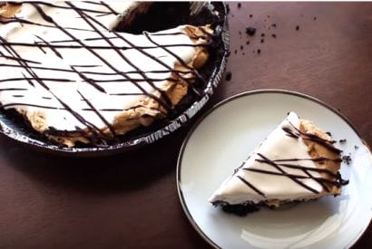 Thumbnail for A Really Easy To Make No Bake Chocolate Peanut Butter Pie Recipe