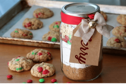 Thumbnail for Christmas Chocolate Cookies In A Gift Jar