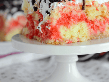Thumbnail for A Great Festive Candy Cane Poke Cake