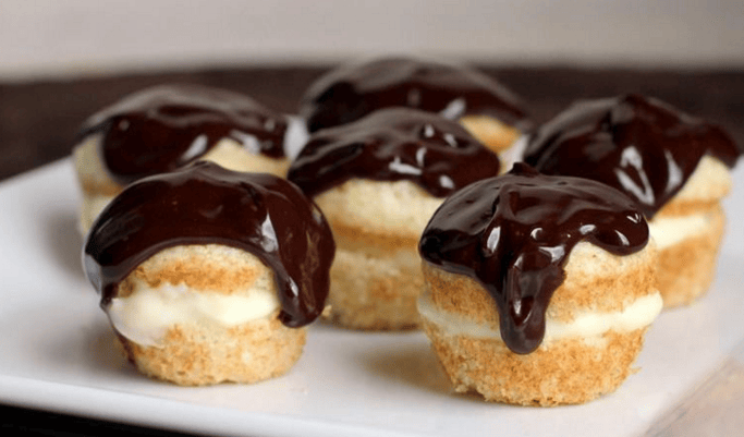 How To Make These Boston Cream Pie Bites