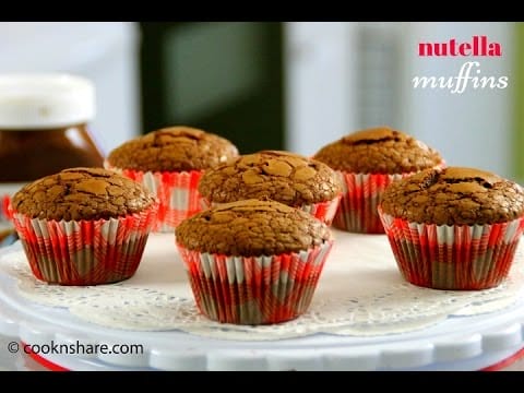 5 Ingredient Nutella Muffins