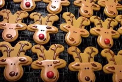 Thumbnail for How to make Fun Reindeer Cookies With Royal Icing And Using Gingerbread Man Cookies