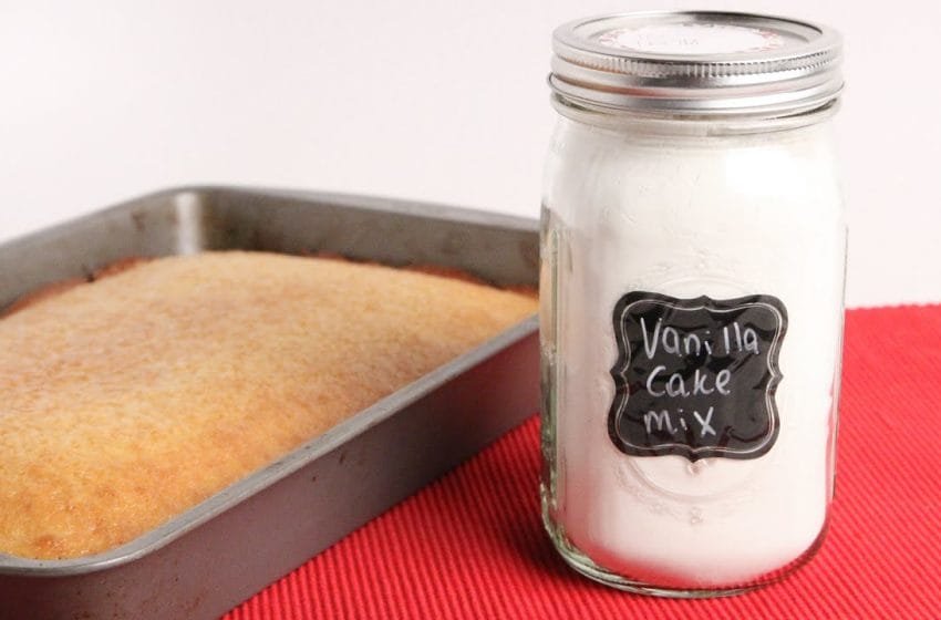 DIY Vanilla Cake Mix - Edible Gifts