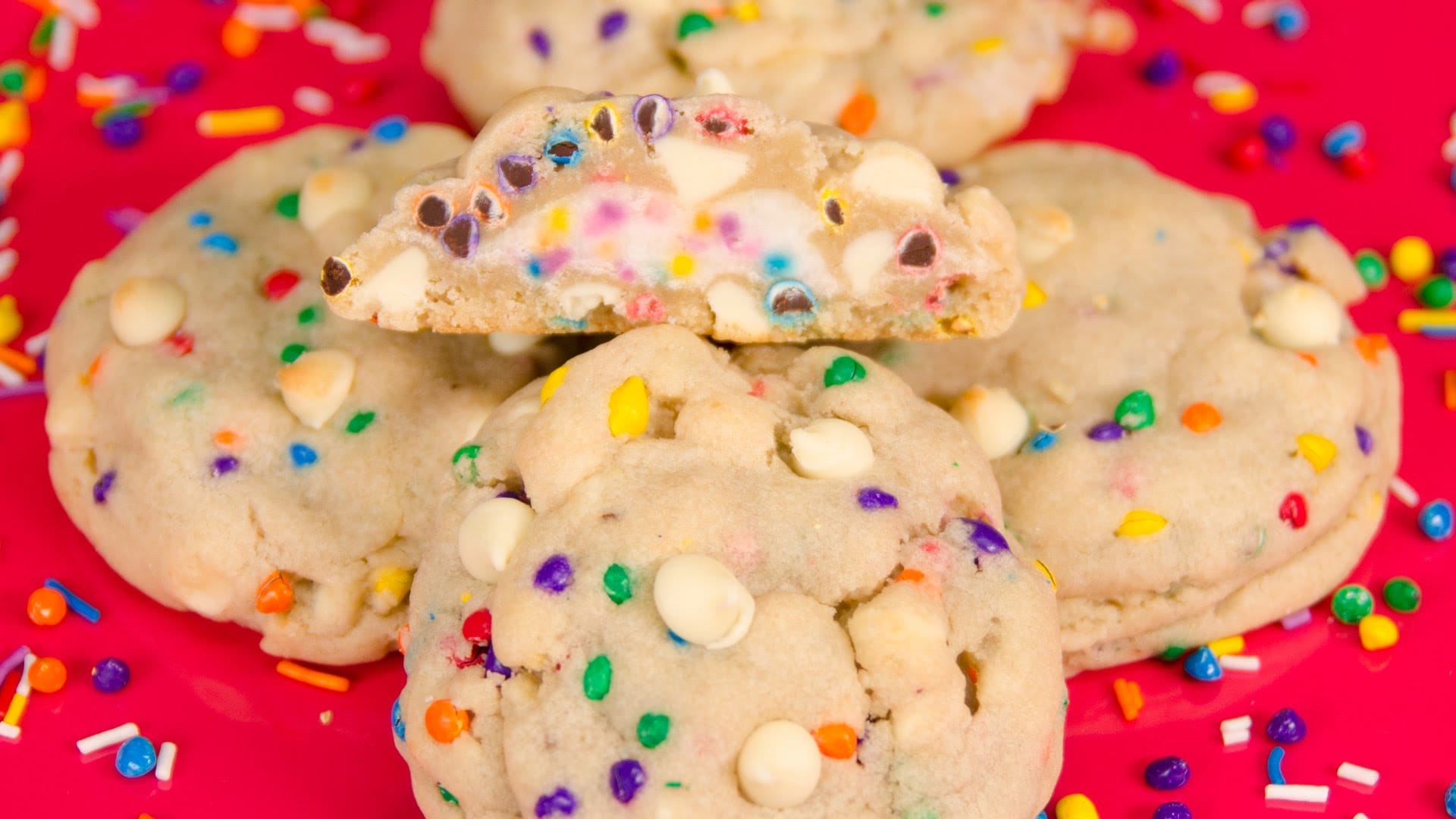 Frosting Filled Birthday Cookies - Afternoon Baking With Grandma